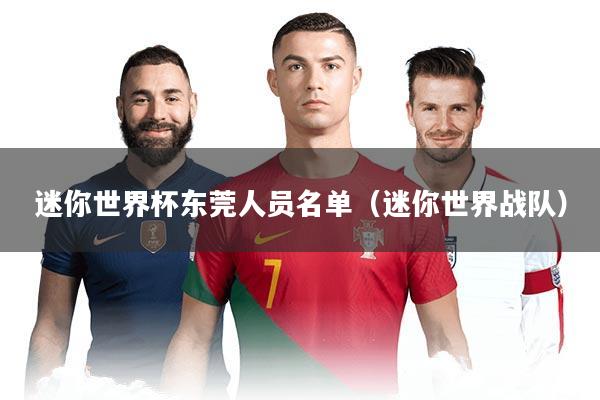 迷你世界杯东莞人员名单（迷你世界战队）